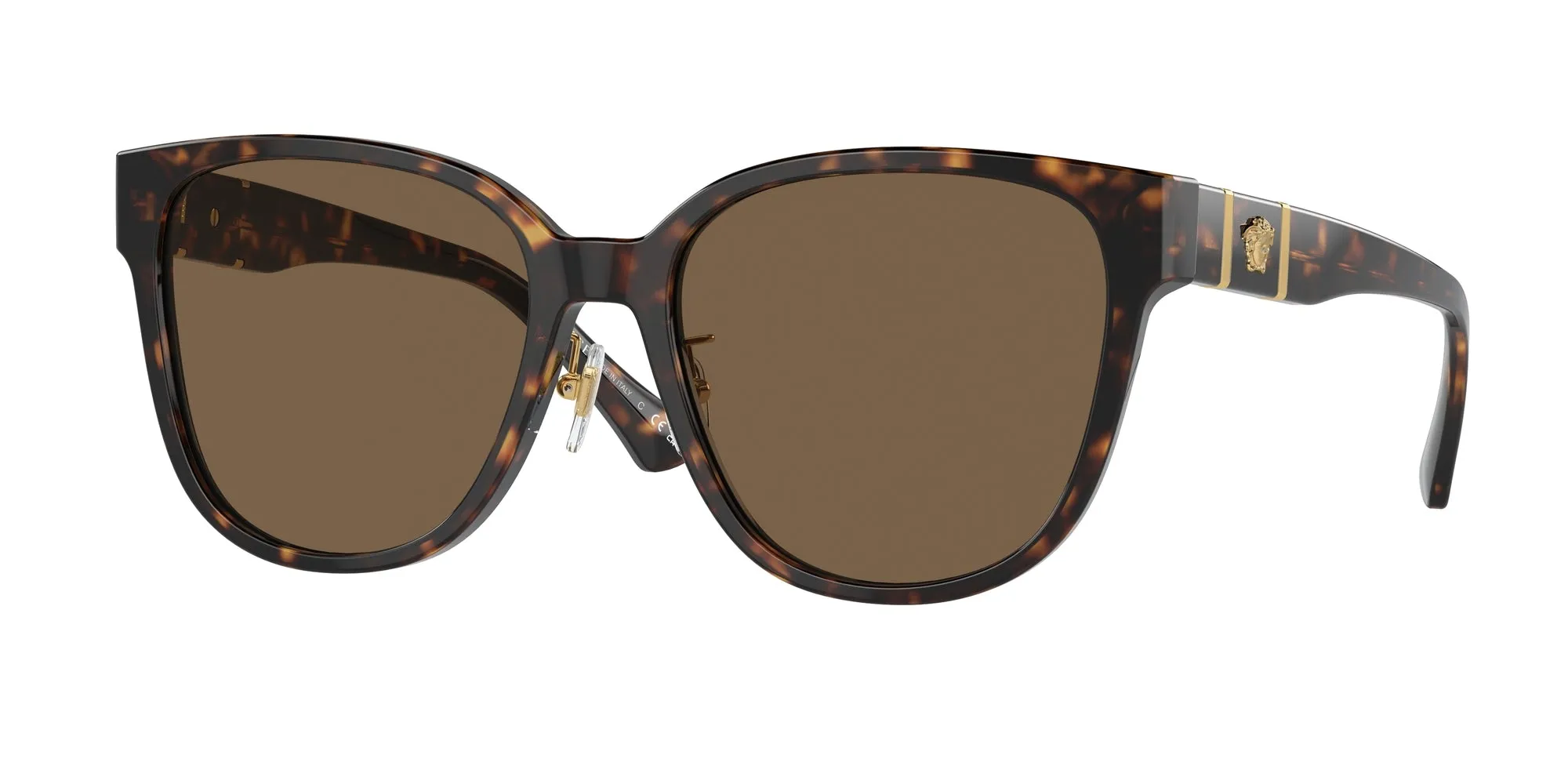 Versace VE4460D 108/73 Occhiali da sole Acetato Tartaruga Marrone Squadrata Normale - immagine 1