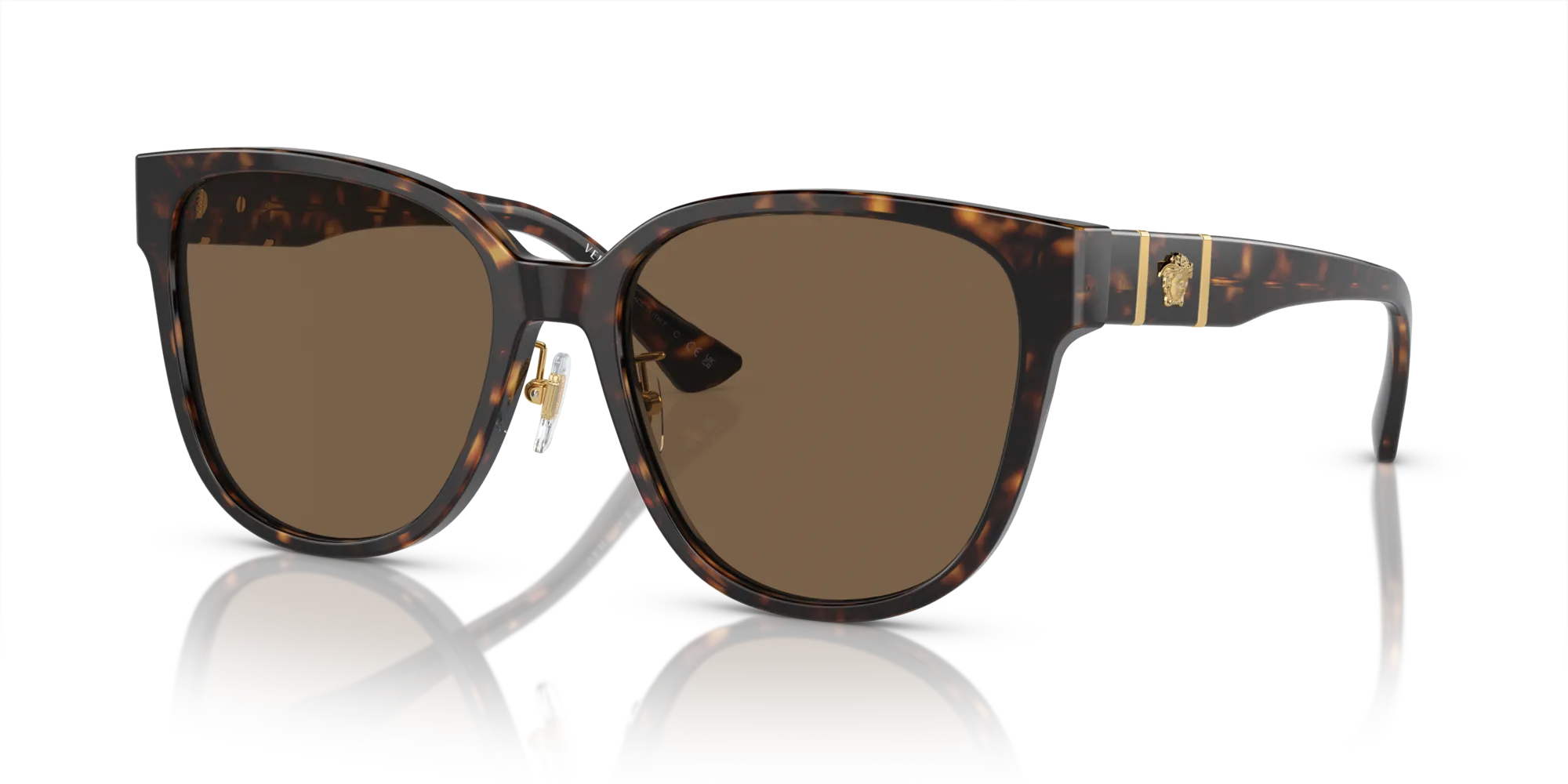 Versace VE4460D 108/73 Occhiali da sole Acetato Tartaruga Marrone Squadrata Normale - immagine 4
