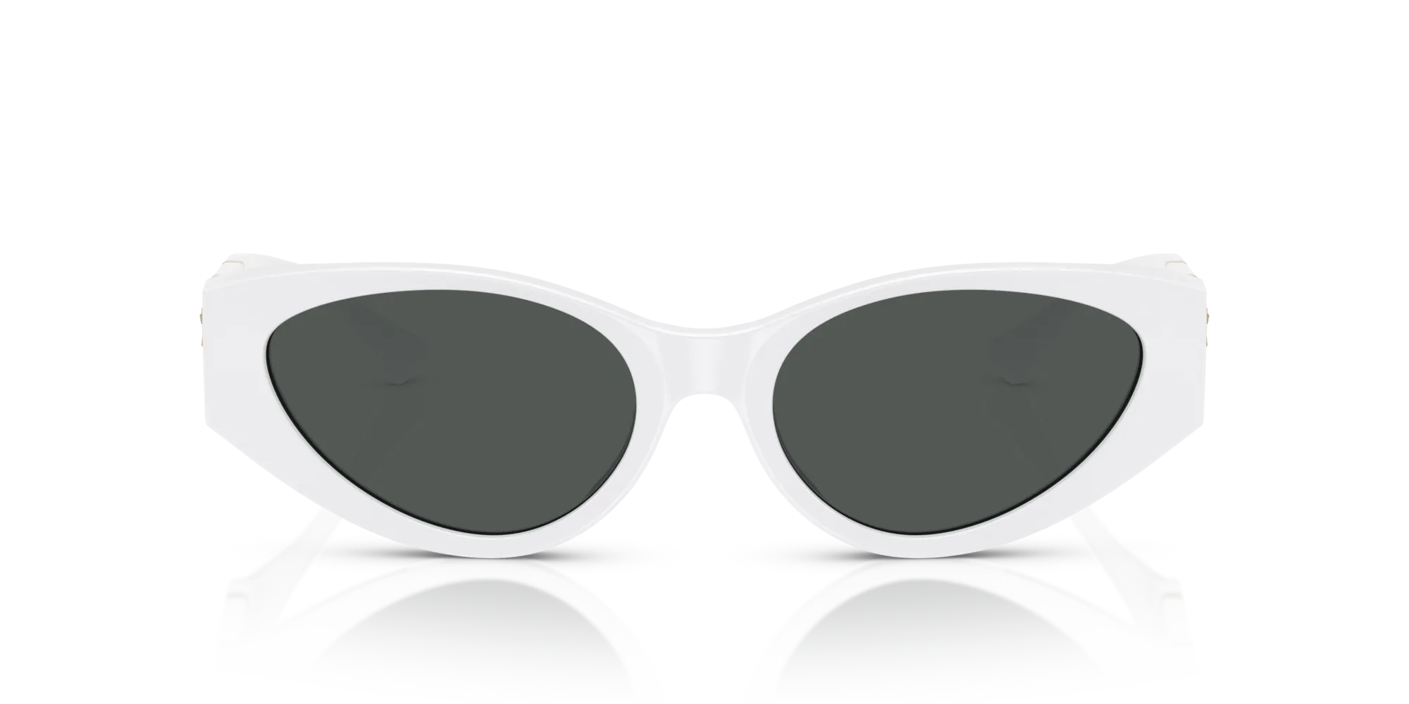 Versace VE4454 314/87 Occhiali da sole Acetato Bianco Grigio Cat Eye Normale - immagine 3