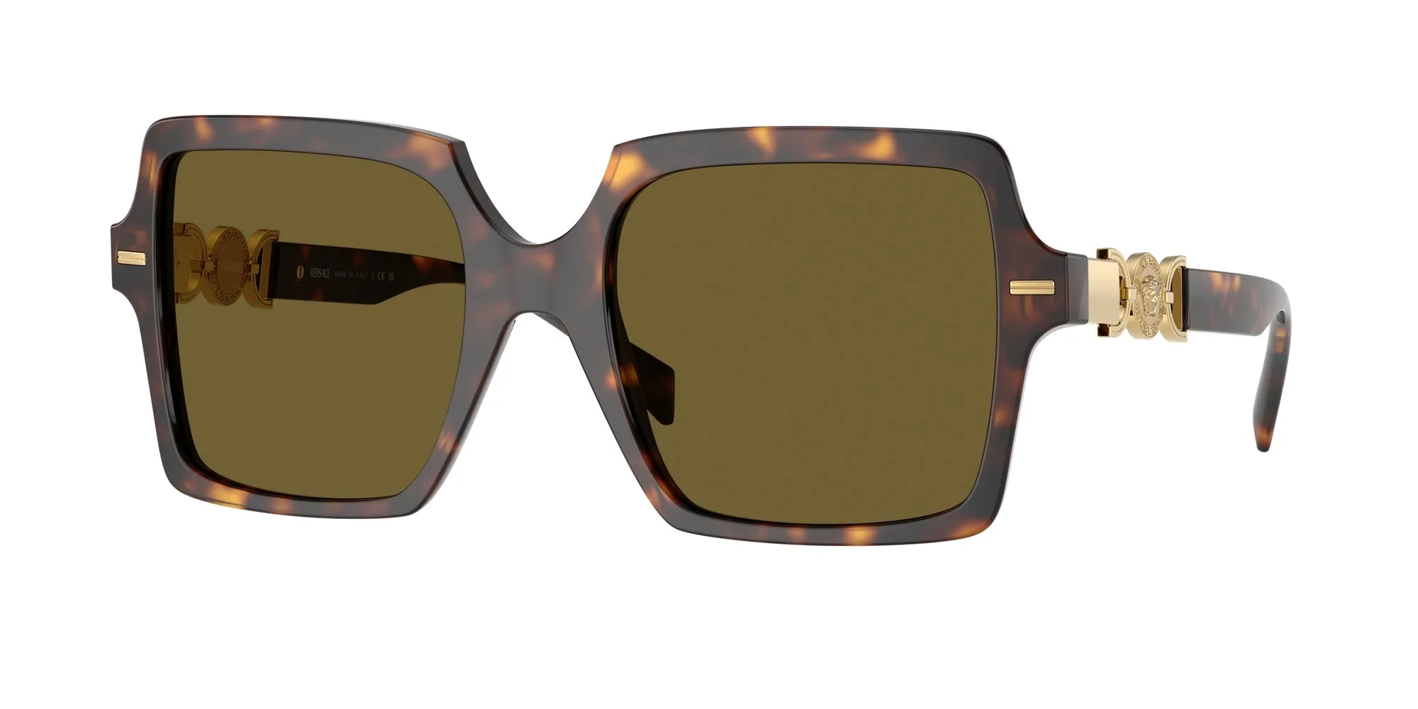 Versace VE4441 108/73 Occhiali da sole Acetato Tartaruga Marrone Squadrata Normale - immagine 1