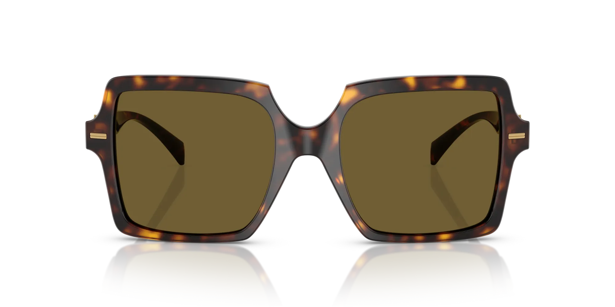Versace VE4441 108/73 Occhiali da sole Acetato Tartaruga Marrone Squadrata Normale - immagine 3