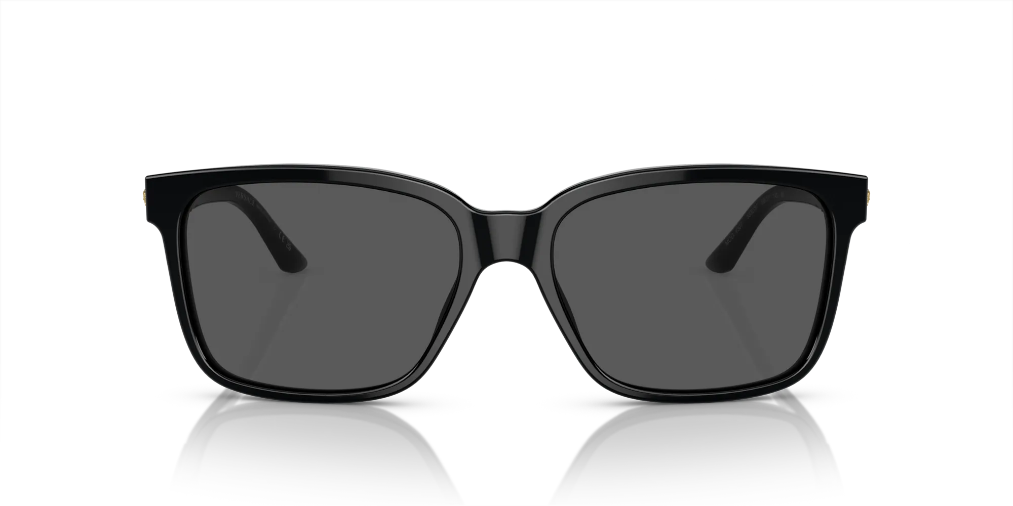 Versace VE4307 533287 Occhiali da sole Acetato Nero Grigio Squadrata Normale - immagine 3