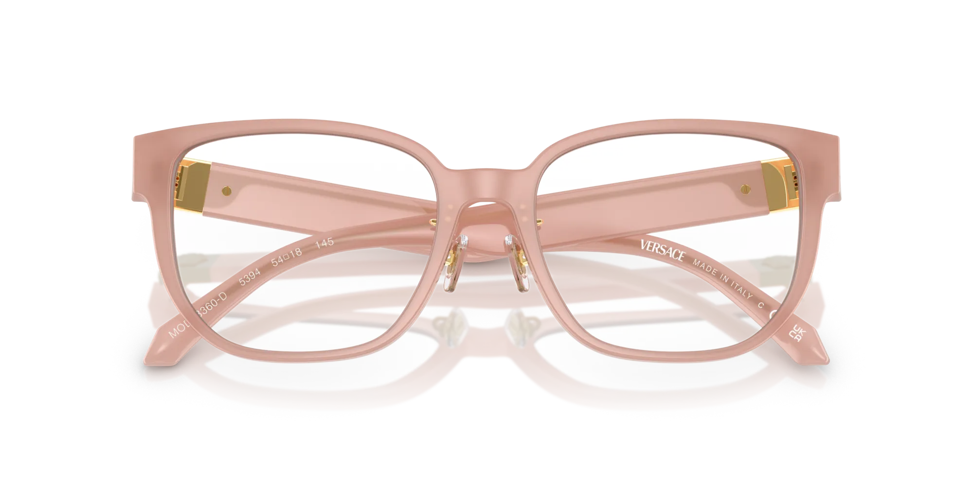 Versace VE3360D 5394 Montature da vista Acetato Rosa Squadrata Normale - immagine 2