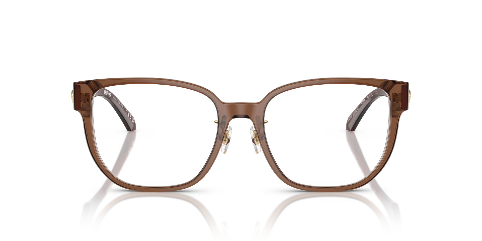 Versace VE3360D 5028 Montature da vista Acetato Marrone Squadrata Normale - immagine 3