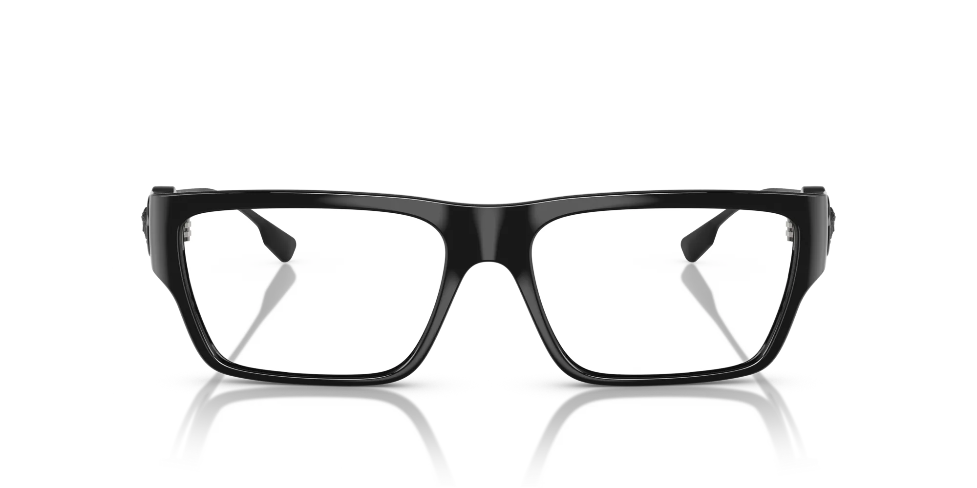 Versace VE3359 5360 Montature da vista Iniettato Nero Squadrata Normale - immagine 3