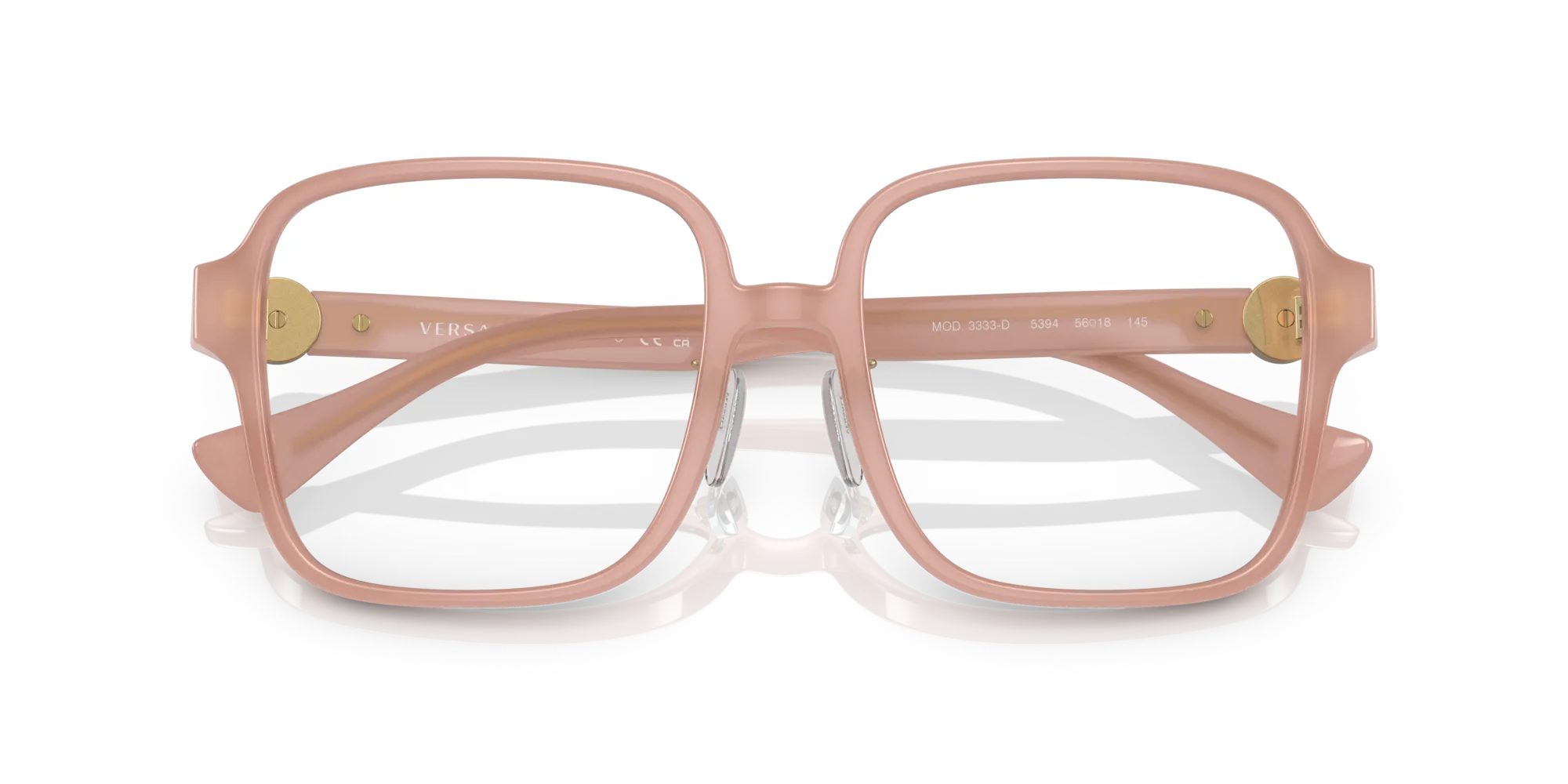Versace VE3333D 5394 Montature da vista Acetato Rosa Squadrata Normale - immagine 2