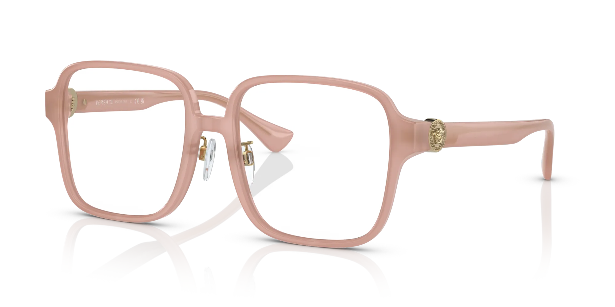 Versace VE3333D 5394 Montature da vista Acetato Rosa Squadrata Normale - immagine 4