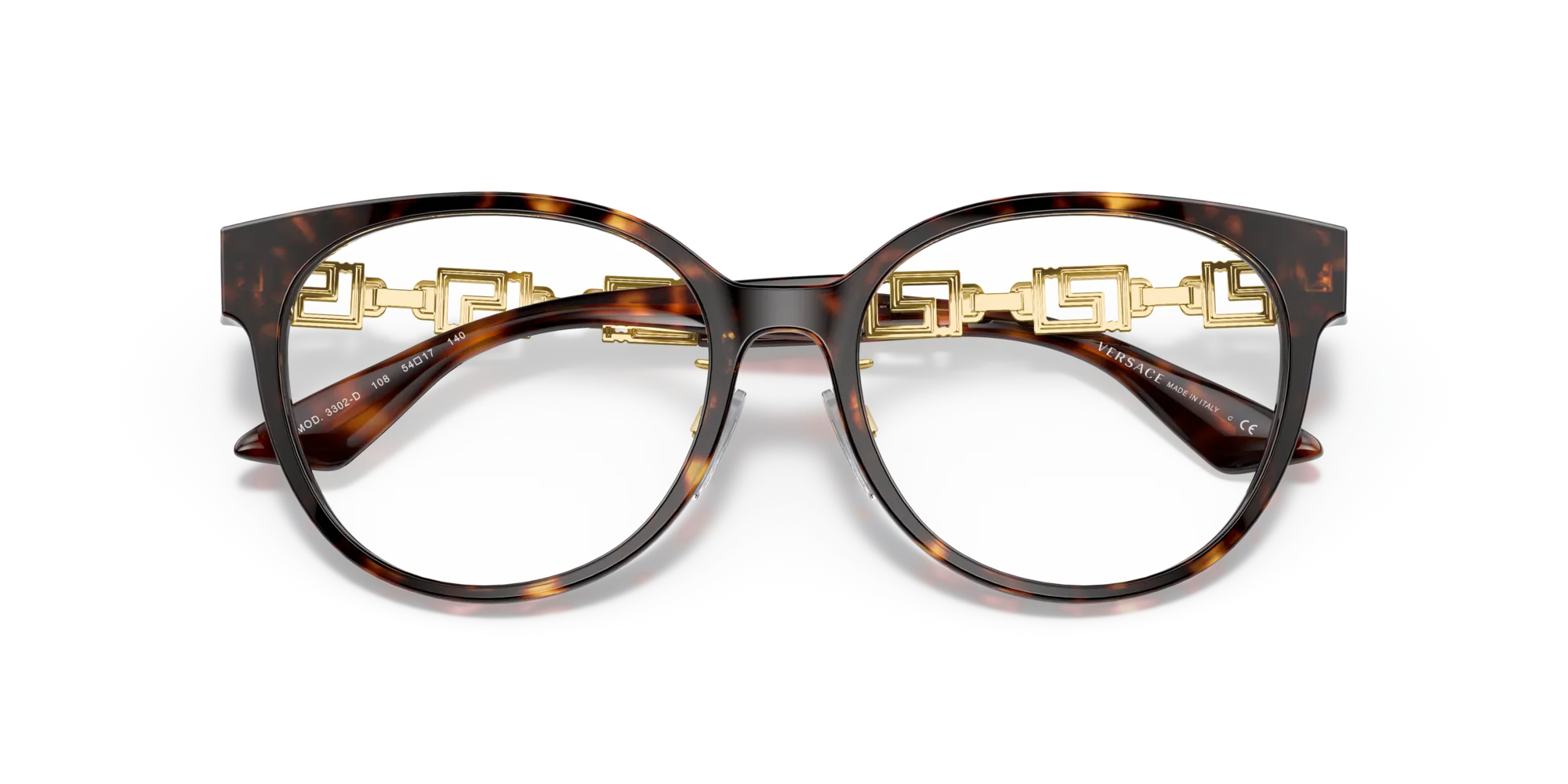 Versace VE3302D 108 Montature da vista Acetato Tartaruga Pantos Normale - immagine 2