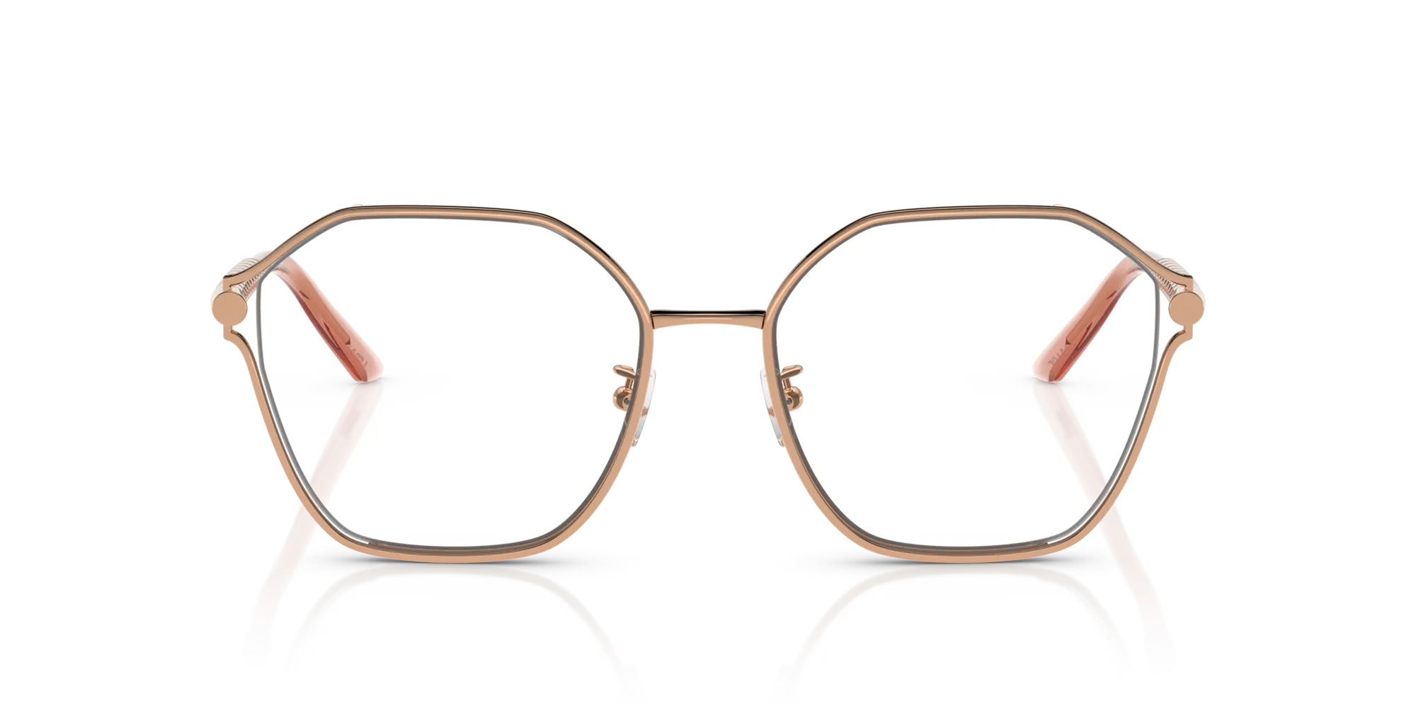 Versace VE1299D 1412 Montature da vista Metallo Oro Geometrica Normale - immagine 3