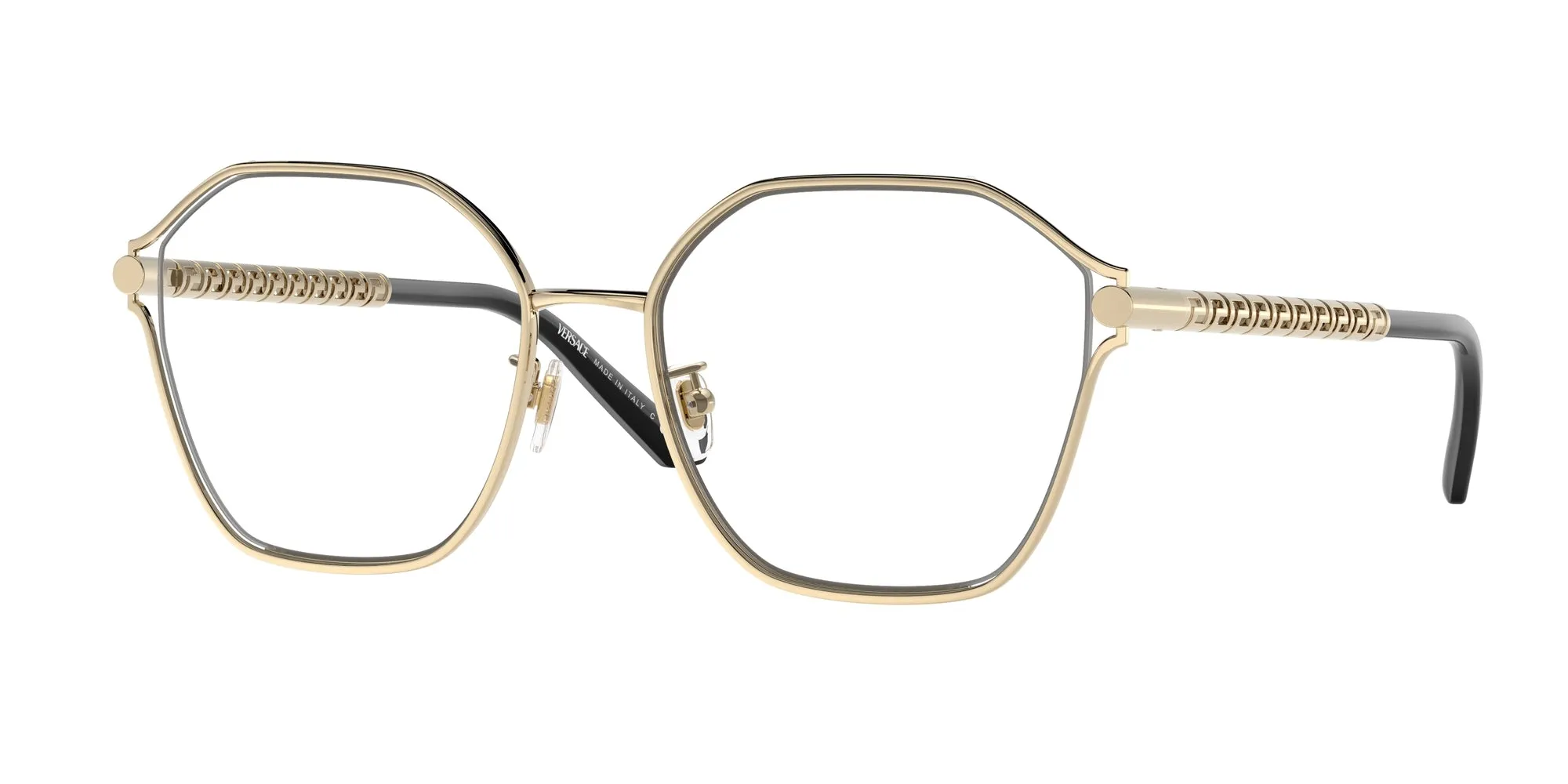 Versace VE1299D 1252 Montature da vista Metallo Oro Geometrica Normale - immagine 1