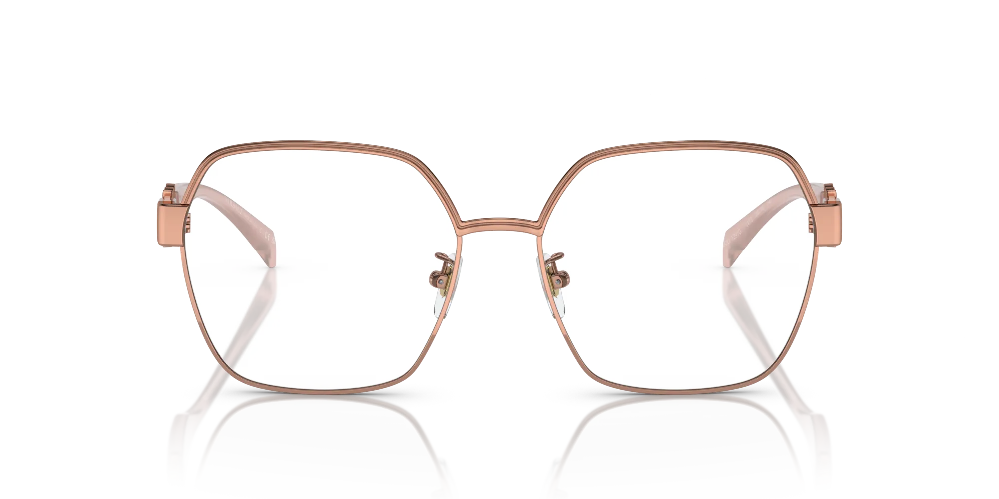 Versace VE1291D 1412 Montature da vista Acciaio Oro Squadrata Normale - immagine 3