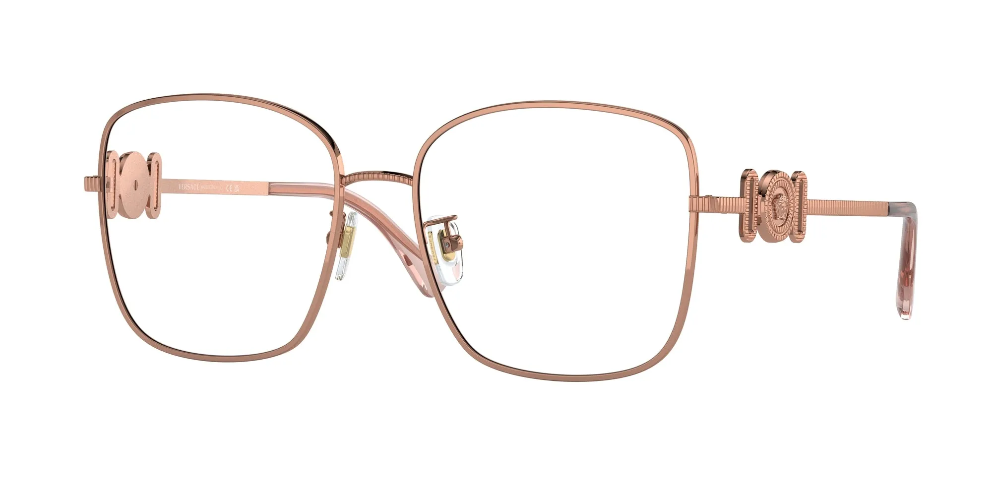 Versace VE1286D 1412 Montature da vista Metallo Oro Squadrata Normale - immagine 1