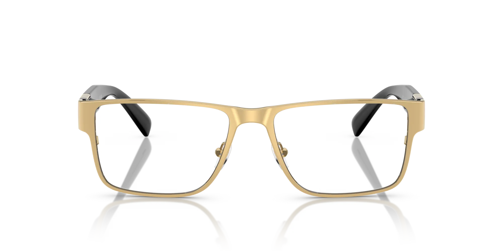 Versace VE1274 1002 Montature da vista Metallo Oro Trasparente Squadrata Normale - immagine 3