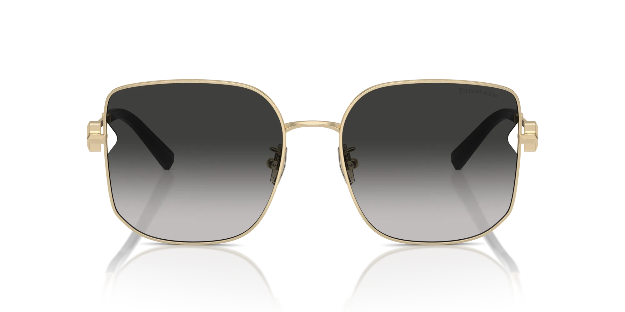 Tiffany TF3105D 6021S4 Occhiali da sole Acciaio Oro Grigio Squadrata Normale Sfumato - immagine 3