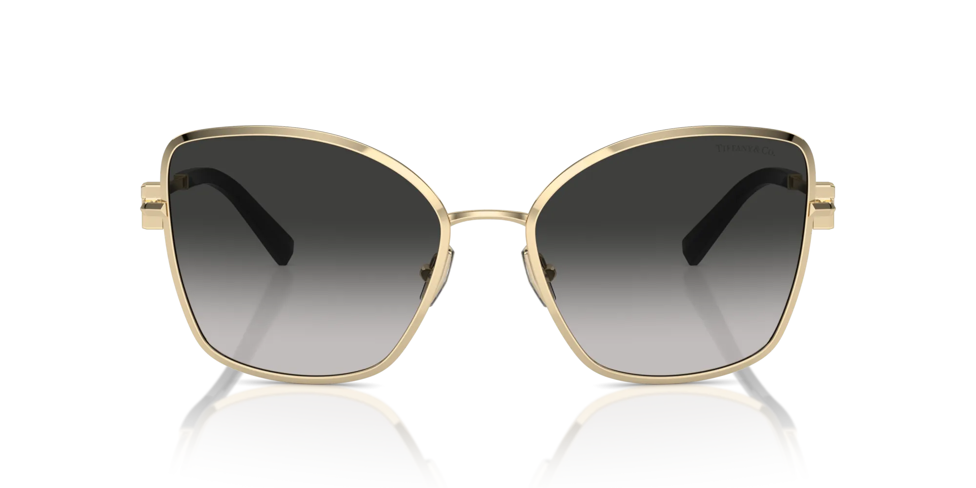 Tiffany TF3102B 60213C Occhiali da sole Metallo Oro Grigio Farfalla Normale Sfumato - immagine 3