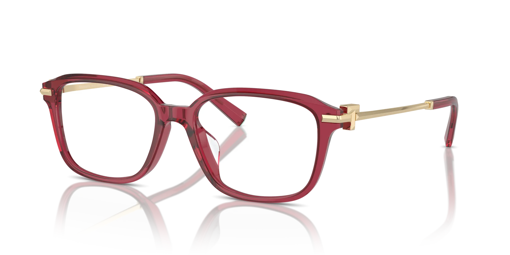 Tiffany TF2253D 8419 Montature da vista Acetato Rosso Pillow Normale - immagine 4