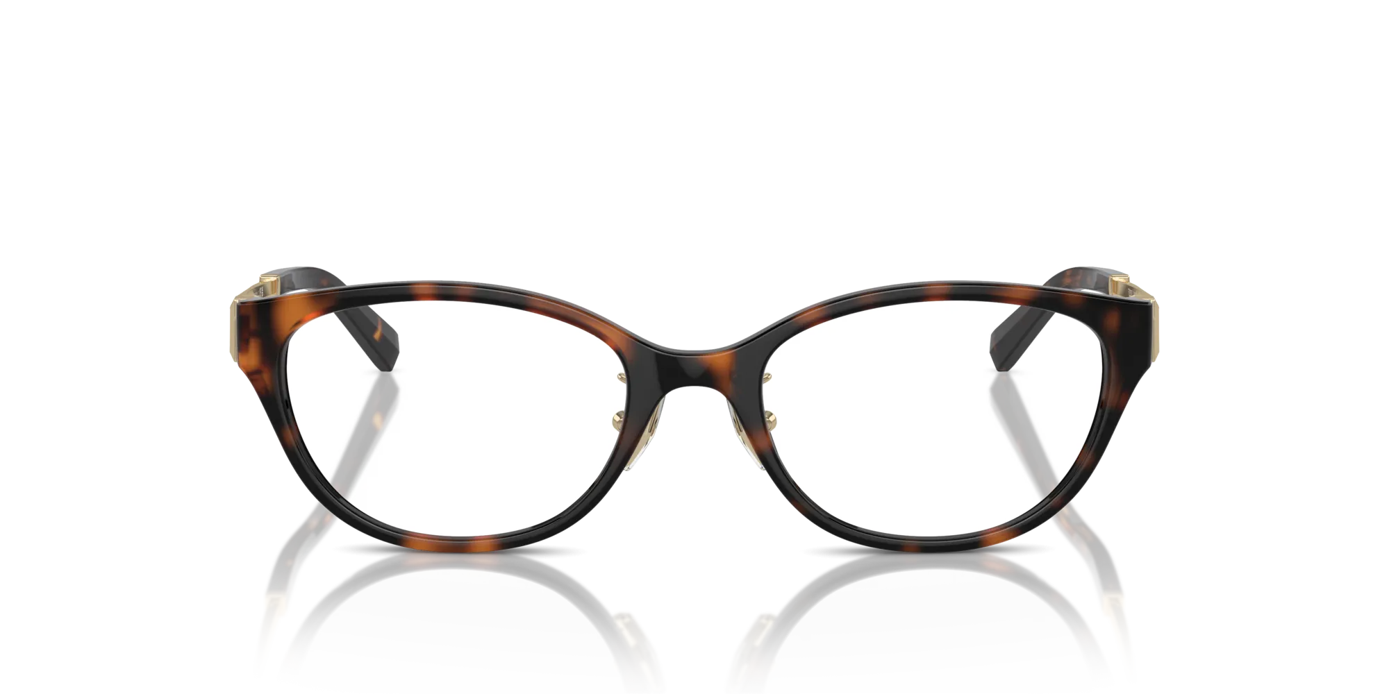 Tiffany TF2252D 8015 Montature da vista Iniettato Tartaruga Rotonda Normale - immagine 3