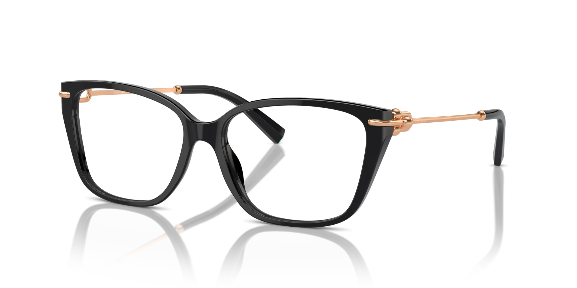 Tiffany TF2248K 8403 Montature da vista Acetato Nero Pillow Normale - immagine 4