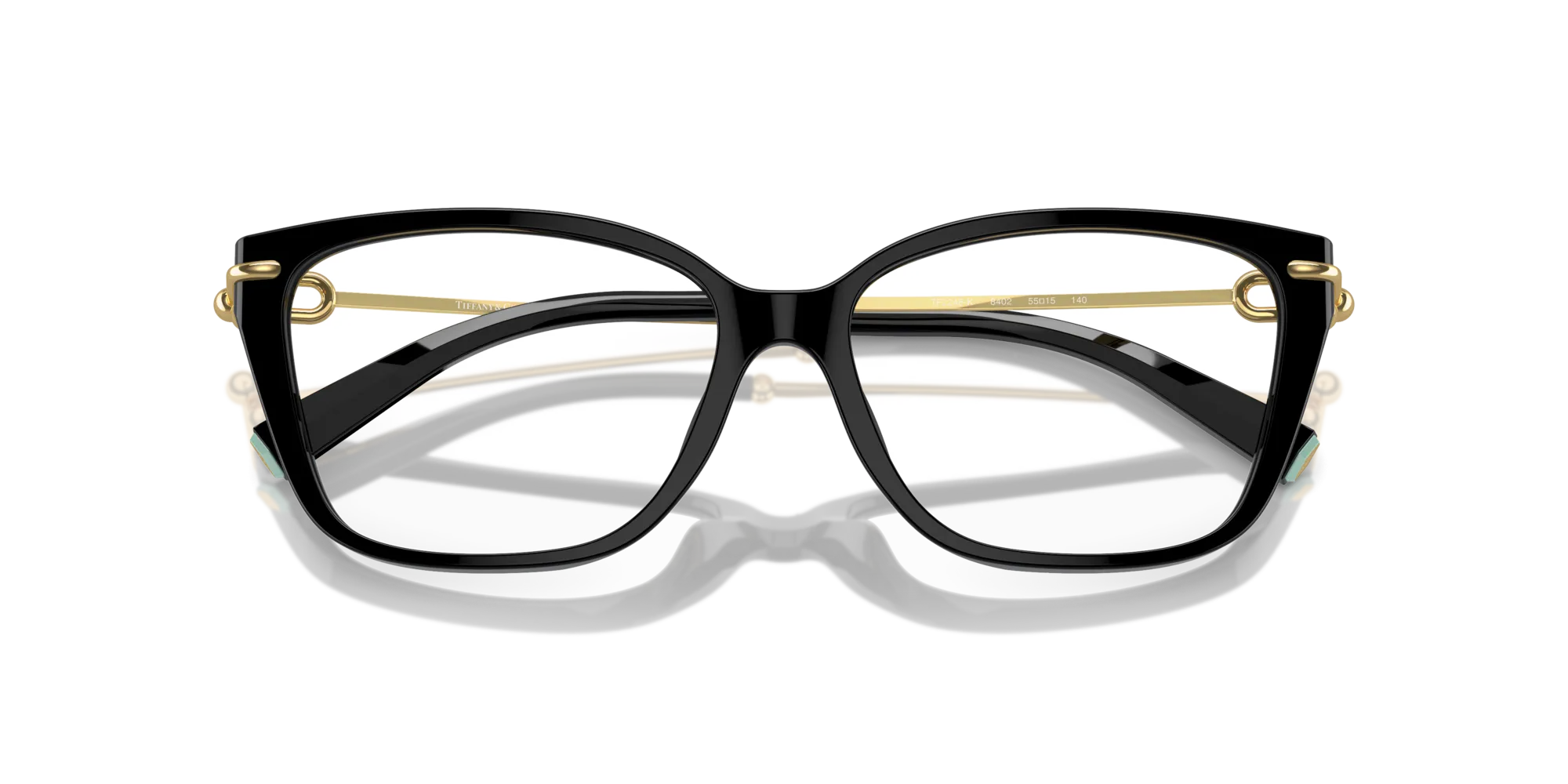 Tiffany TF2248K 8402 Montature da vista Acetato Nero Pillow Normale - immagine 2