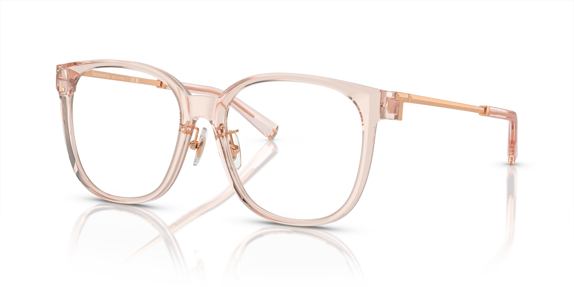 Tiffany TF2240D 8278 Montature da vista Iniettato Trasparente Squadrata Normale - immagine 4