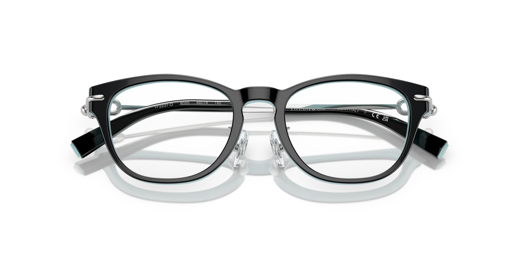 Tiffany TF2237D 8055 Montature da vista Acetato Nero Pillow Normale - immagine 2