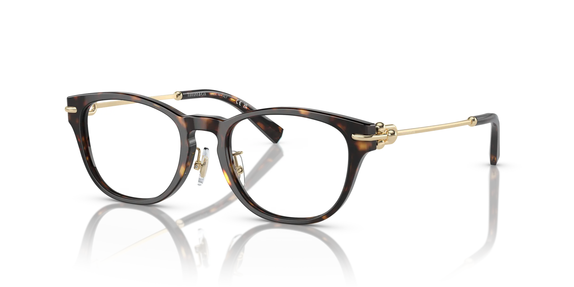 Tiffany TF2237D 8015 Montature da vista Acetato Tartaruga Pillow Normale - immagine 4