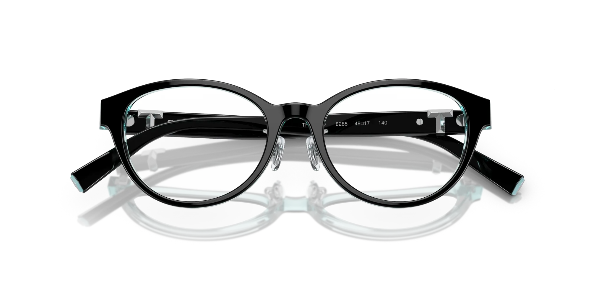 Tiffany TF2236D 8285 Montature da vista Acetato Nero Rotonda Normale - immagine 2