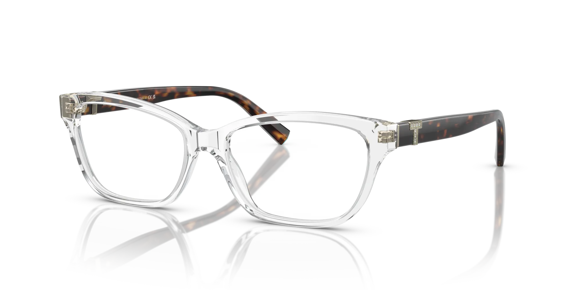 Tiffany TF2233B 8387 Montature da vista Acetato Trasparente Pillow Normale - immagine 4