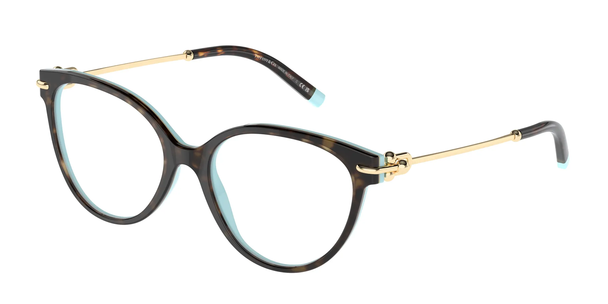 Tiffany TF2217 8134 Montature da vista Acetato Marrone Cat Eye Normale - immagine 1