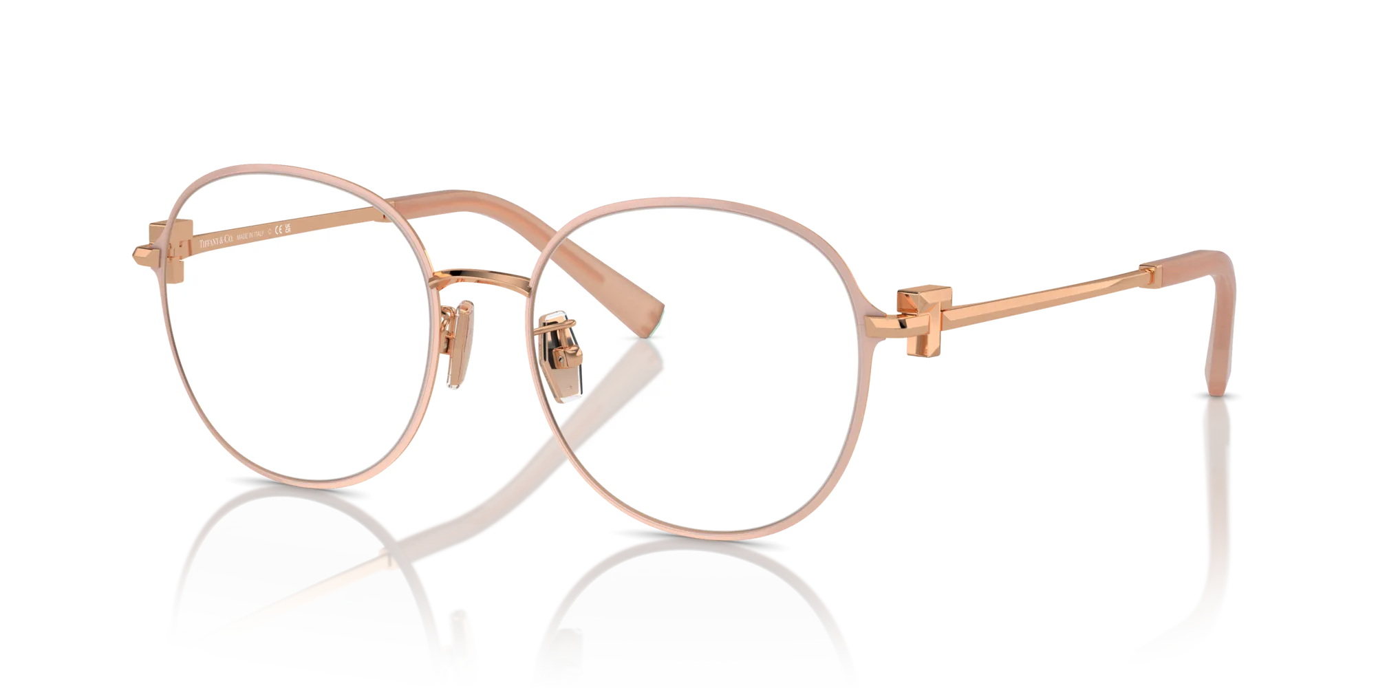 Tiffany TF1161D 6215 Montature da vista Metallo Rosa Rotonda Normale - immagine 4