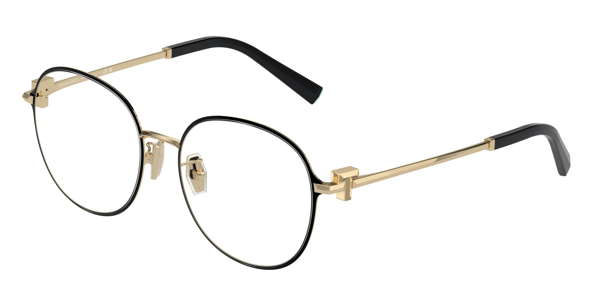 Tiffany TF1161D 6164 Montature da vista Metallo Nero Rotonda Normale - immagine 1