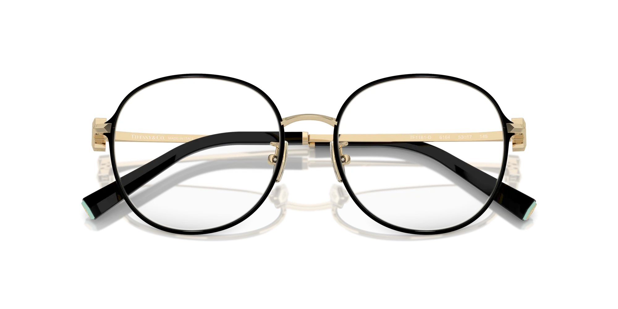 Tiffany TF1161D 6164 Montature da vista Metallo Nero Rotonda Normale - immagine 2