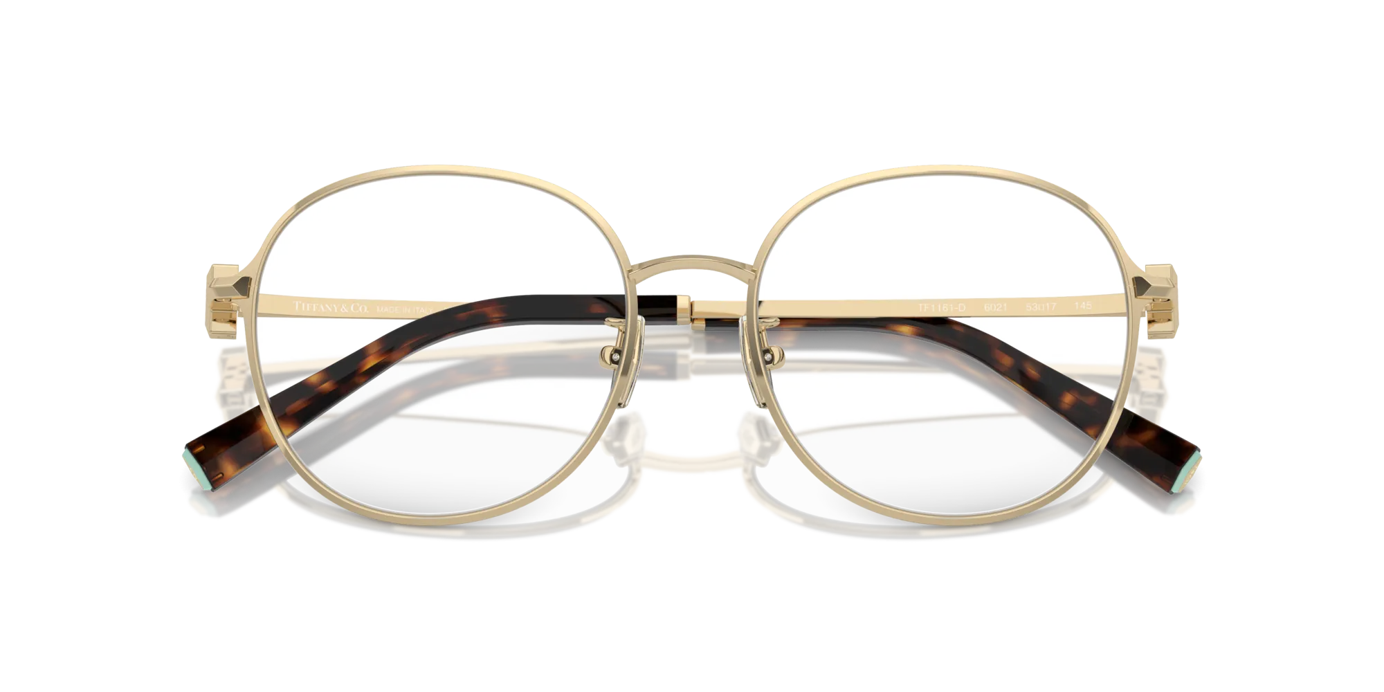 Tiffany TF1161D 6021 Montature da vista Metallo Oro Rotonda Normale - immagine 2