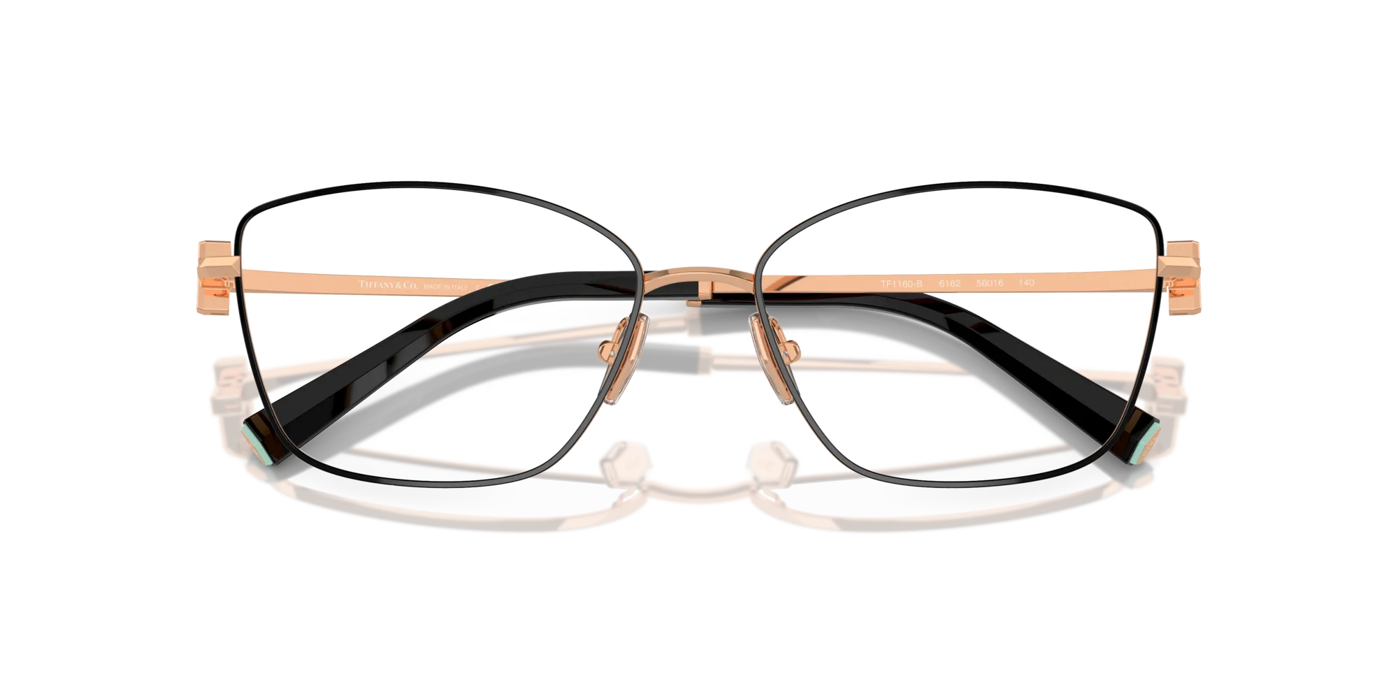 Tiffany TF1160B 6162 Montature da vista Acciaio Nero Farfalla Normale - immagine 2