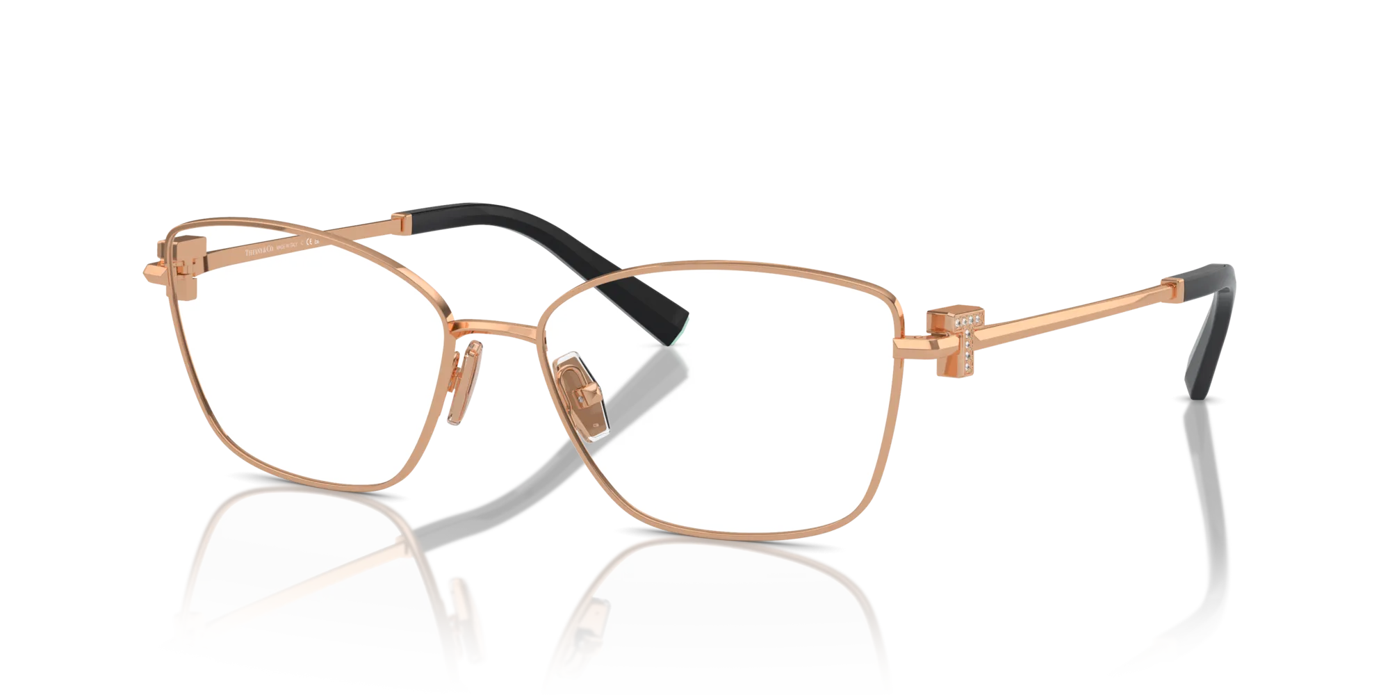 Tiffany TF1160B 6105 Montature da vista Acciaio Oro Trasparente Farfalla Normale - immagine 4