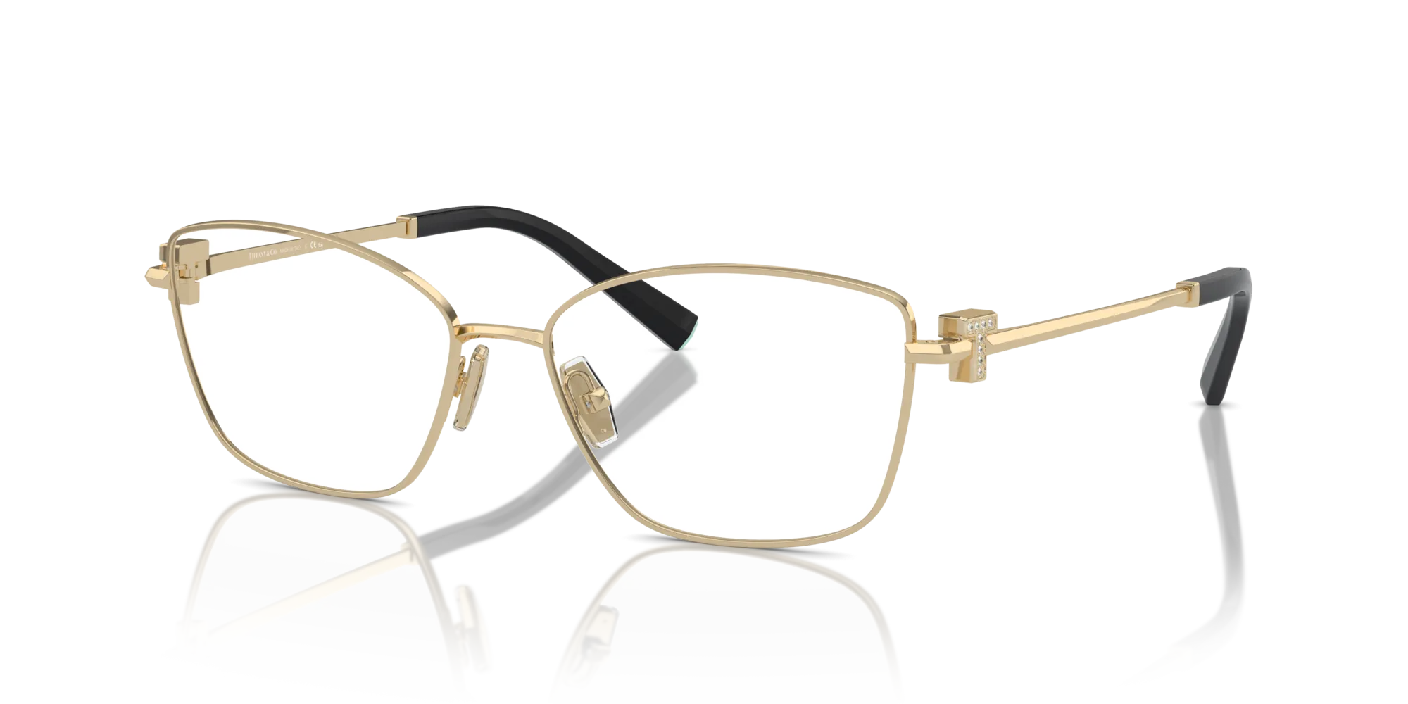 Tiffany TF1160B 6021 Montature da vista Acciaio Oro Farfalla Normale - immagine 4