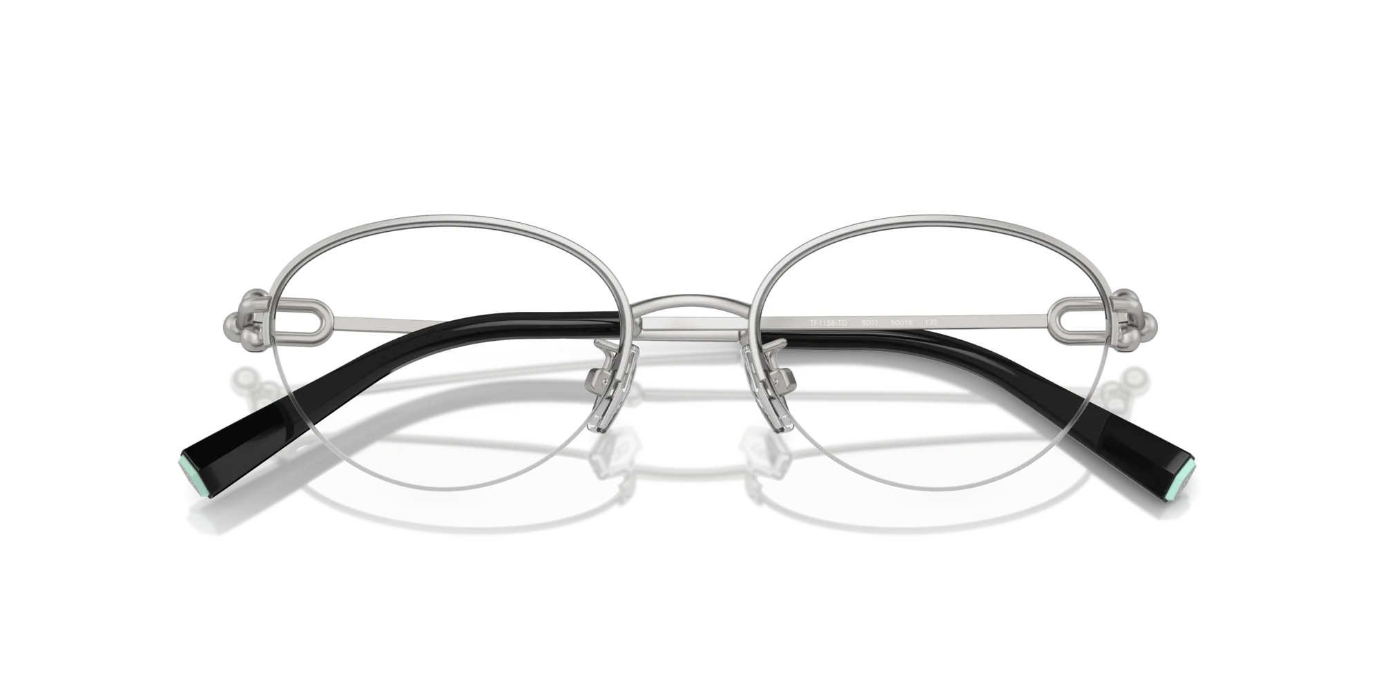 Tiffany TF1158TD 6001 Montature da vista Titanio Argento Rotonda Normale - immagine 2