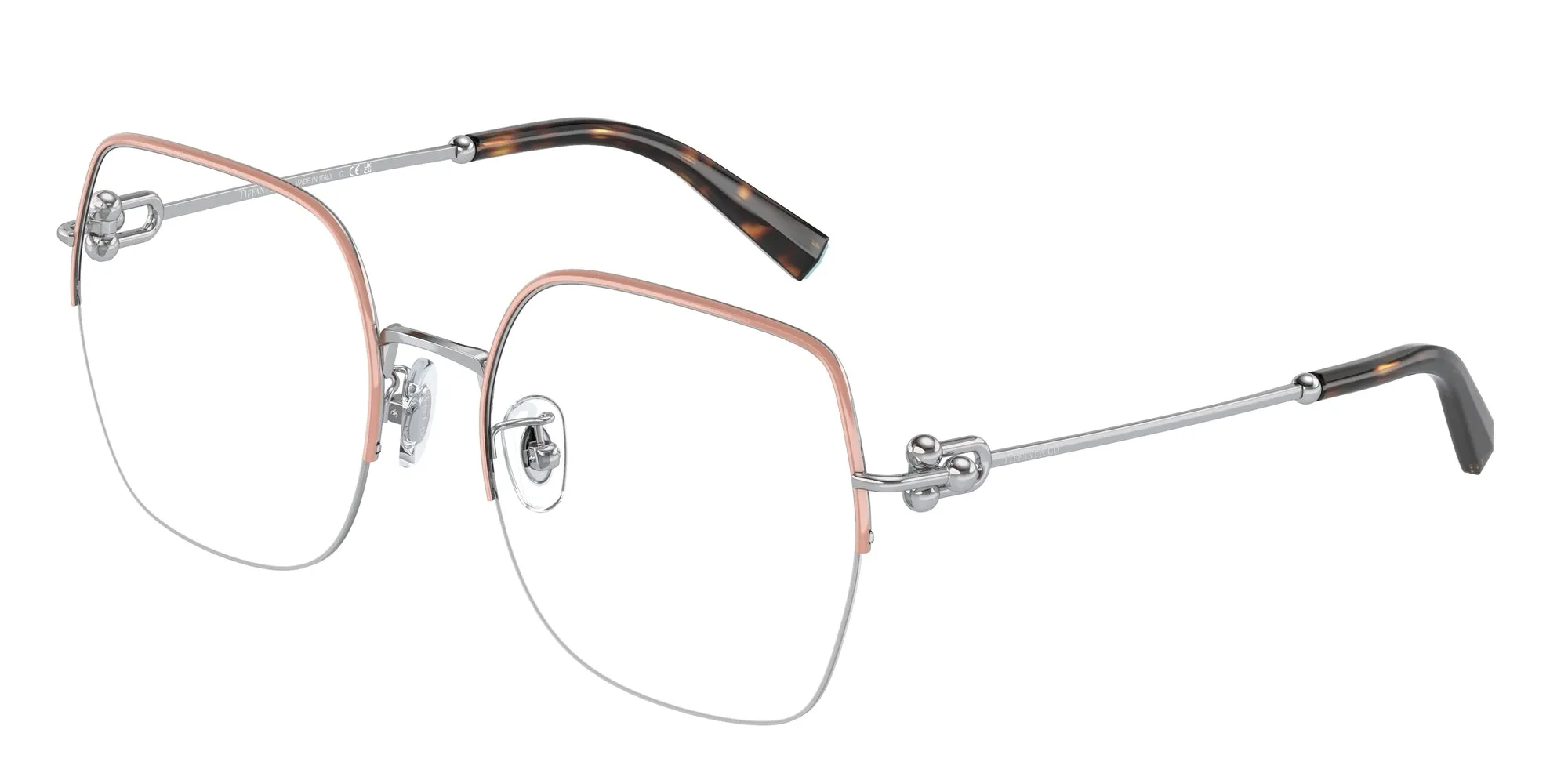 Tiffany TF1153D 6192 Montature da vista Metallo Rosa Trasparente Squadrata Normale - immagine 1