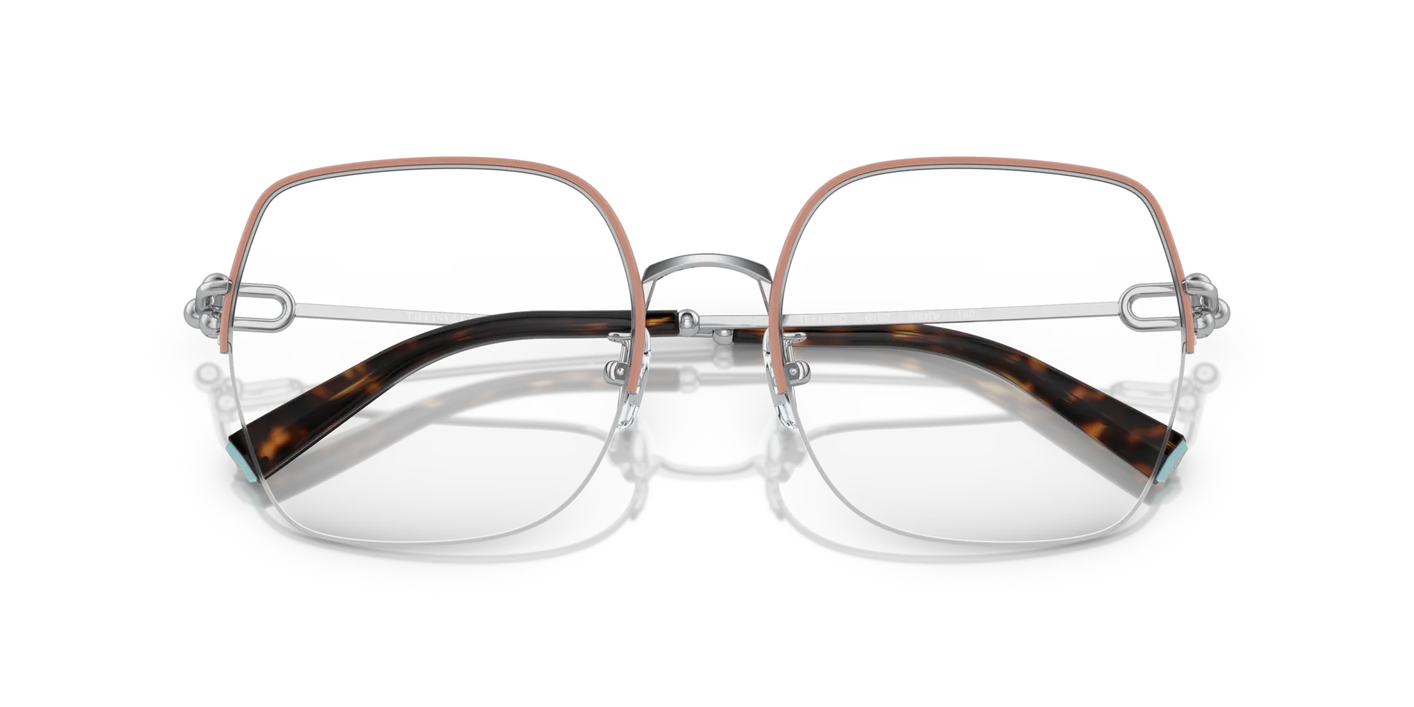 Tiffany TF1153D 6192 Montature da vista Metallo Rosa Trasparente Squadrata Normale - immagine 2