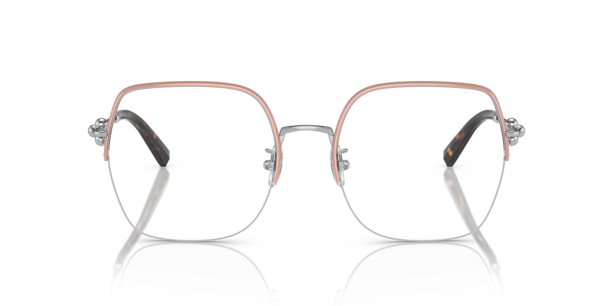 Tiffany TF1153D 6192 Montature da vista Metallo Rosa Trasparente Squadrata Normale - immagine 3