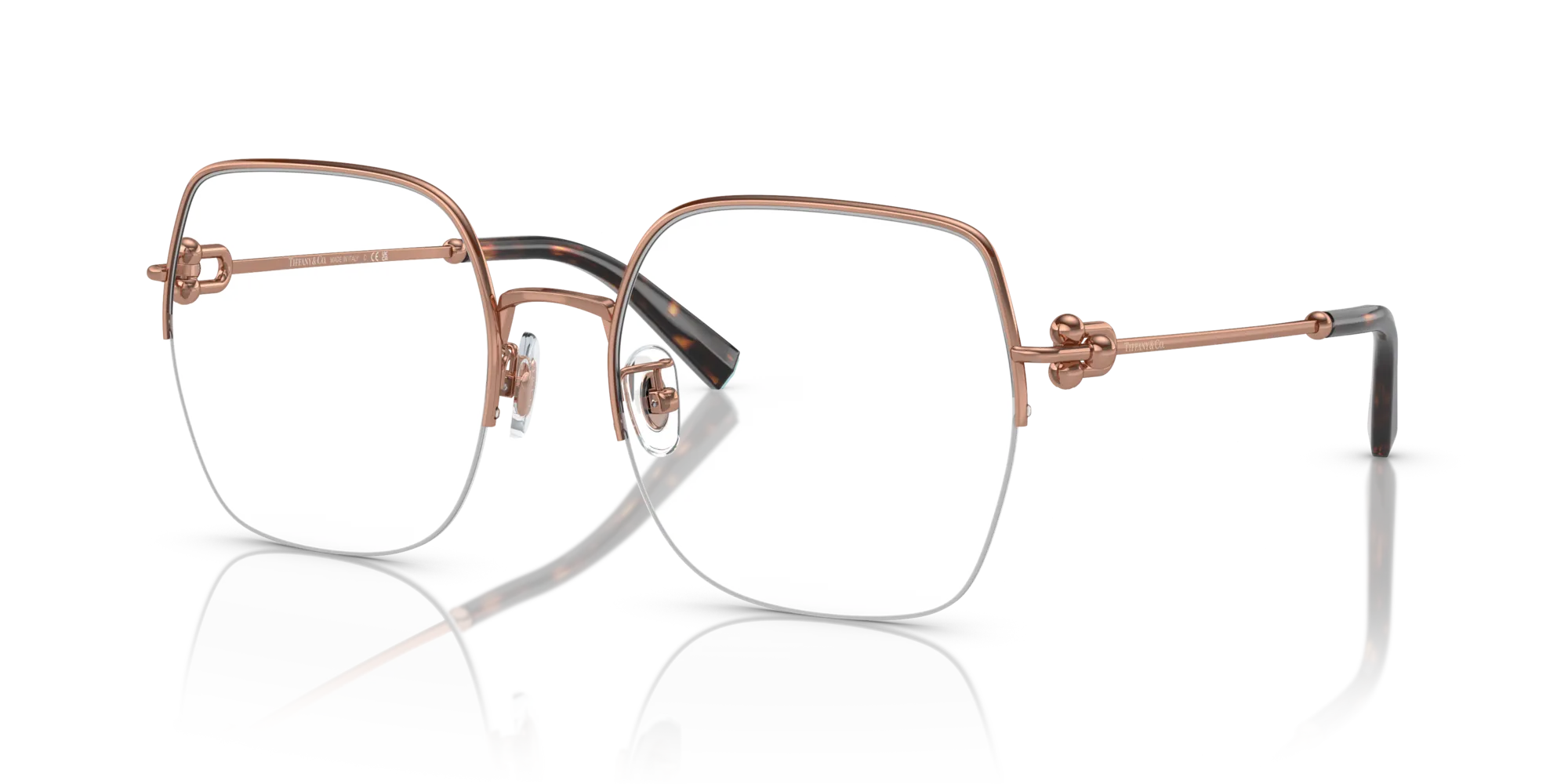 Tiffany TF1153D 6105 Montature da vista Metallo Rosso Squadrata Normale - immagine 4