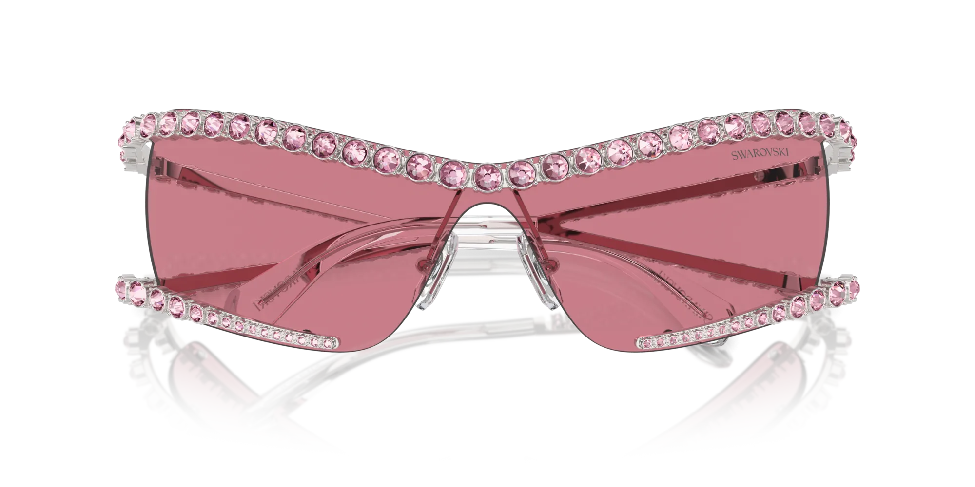 Swarovski SK7022 402384 Occhiali da sole Metallo Argento Rosa Geometrica Normale - immagine 2