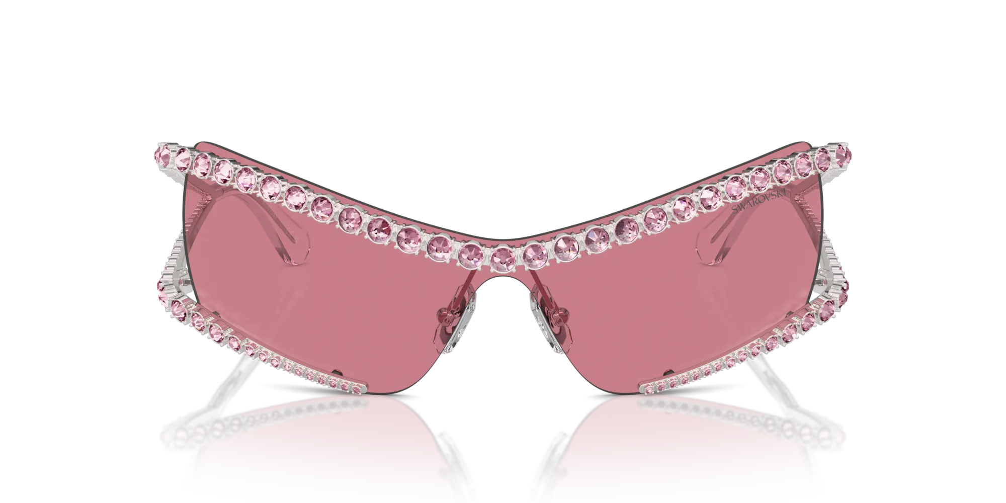 Swarovski SK7022 402384 Occhiali da sole Metallo Argento Rosa Geometrica Normale - immagine 3
