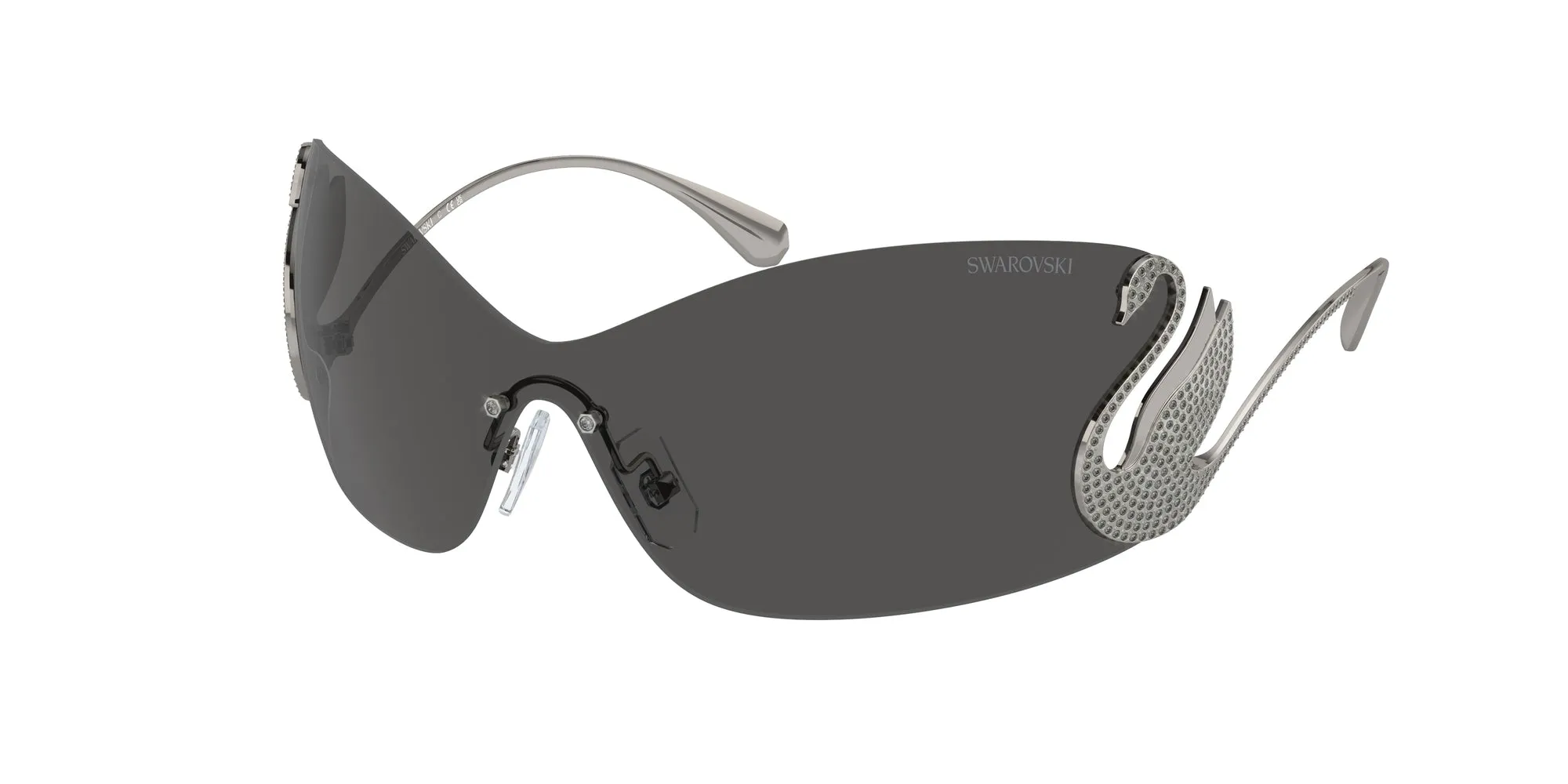 Swarovski SK7020 400987 Occhiali da sole Metallo Grigio Grigio Geometrica Normale - immagine 1