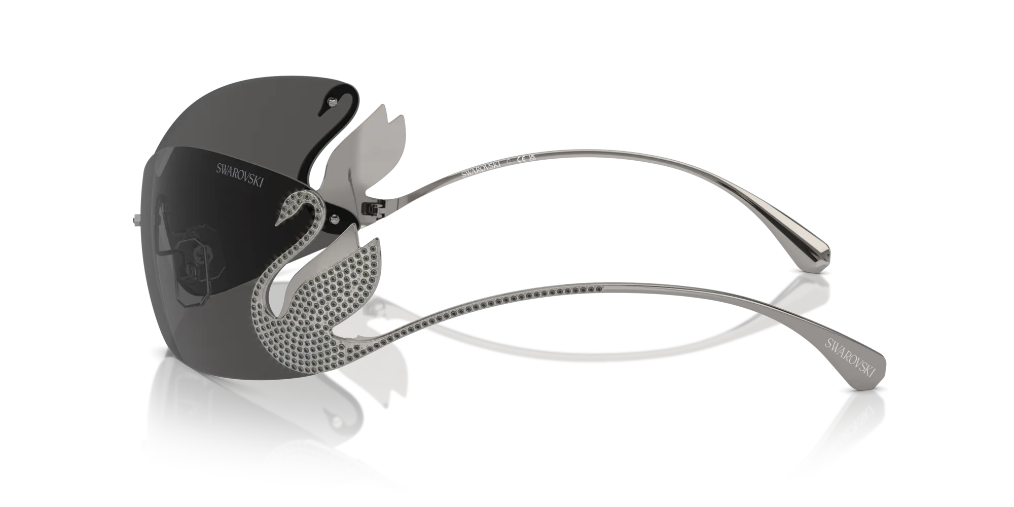 Swarovski SK7020 400987 Occhiali da sole Metallo Grigio Grigio Geometrica Normale - immagine 4