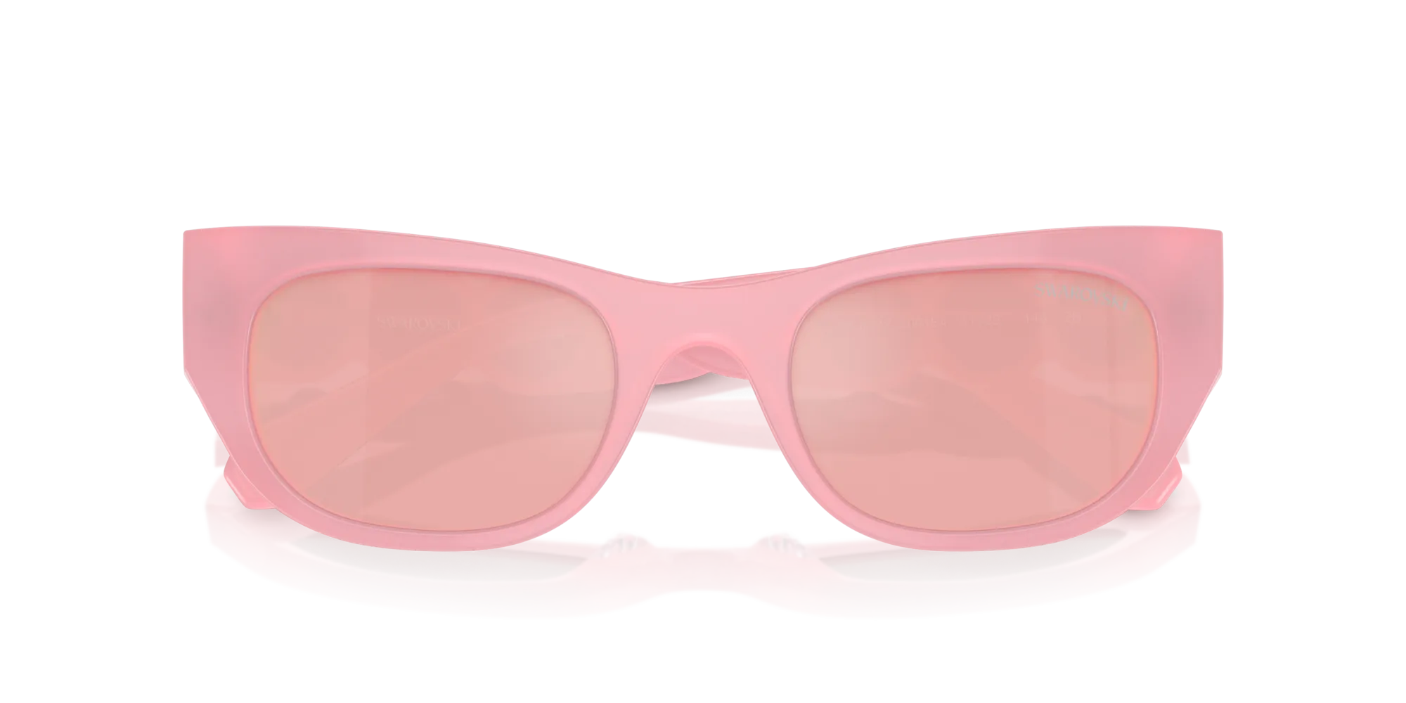 Swarovski SK6022 2001E4 Occhiali da sole Acetato Rosa Rosa Pillow Specchiate Specchiato - immagine 2