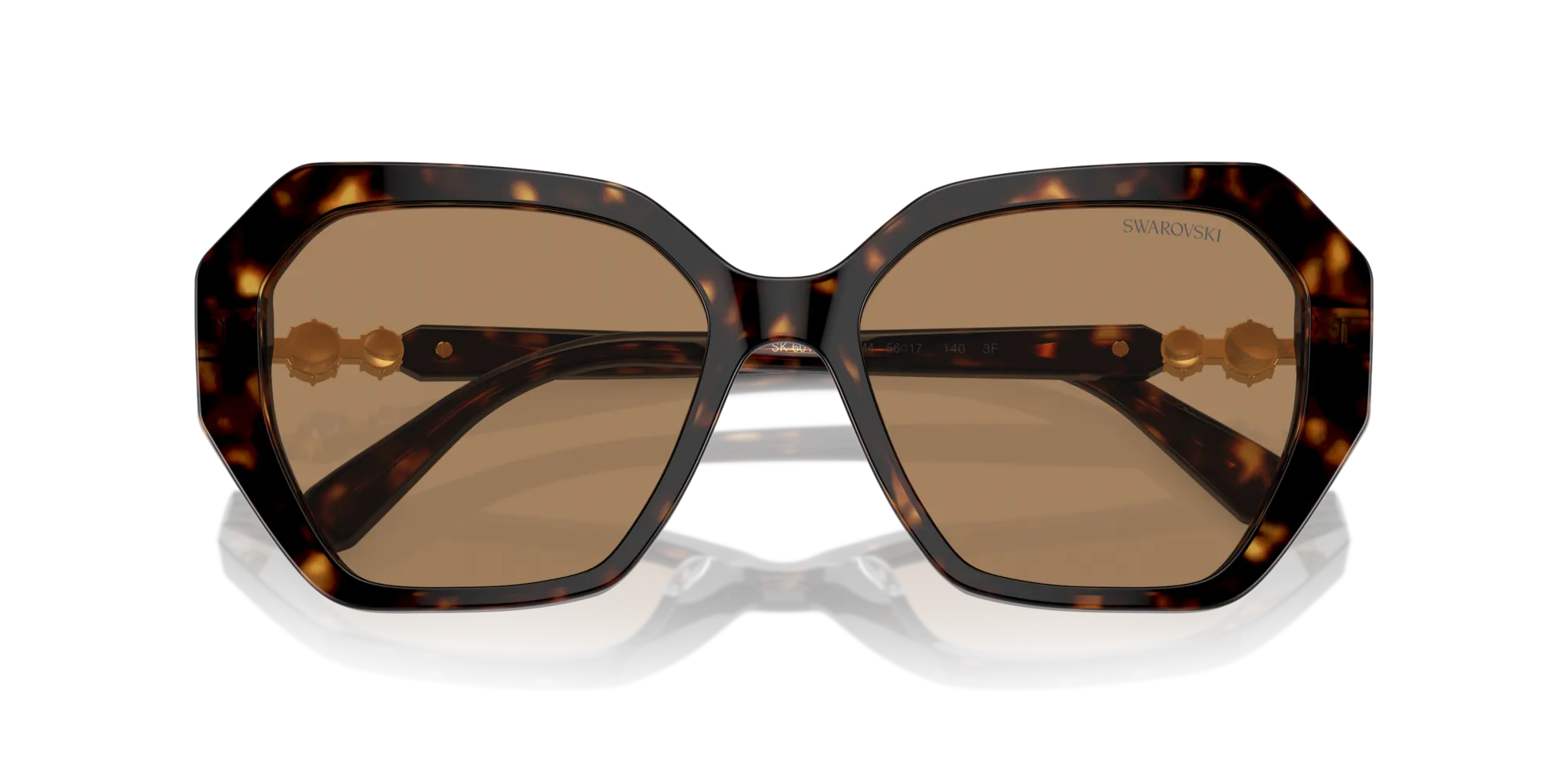 Swarovski SK6017 1002M4 Occhiali da sole Acetato Marrone Marrone Geometrica Fotocromatiche Fotocromatico - immagine 2