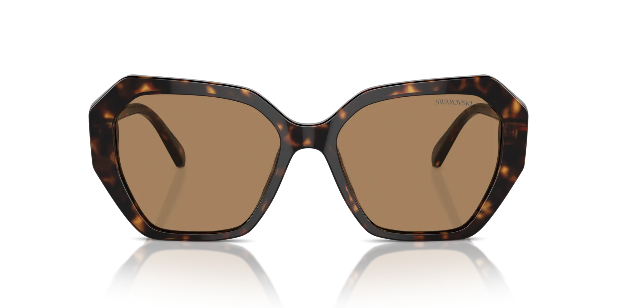 Swarovski SK6017 1002M4 Occhiali da sole Acetato Marrone Marrone Geometrica Fotocromatiche Fotocromatico - immagine 3