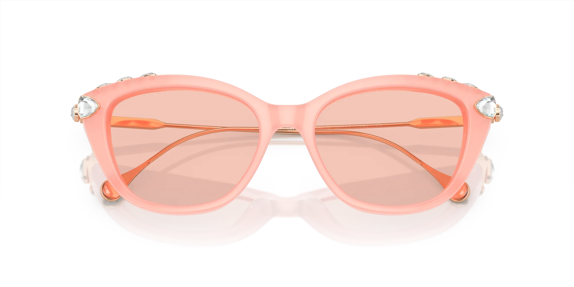 Swarovski SK6010 1041/5 Occhiali da sole Acetato Rosa Rosa Cat Eye Normale - immagine 2
