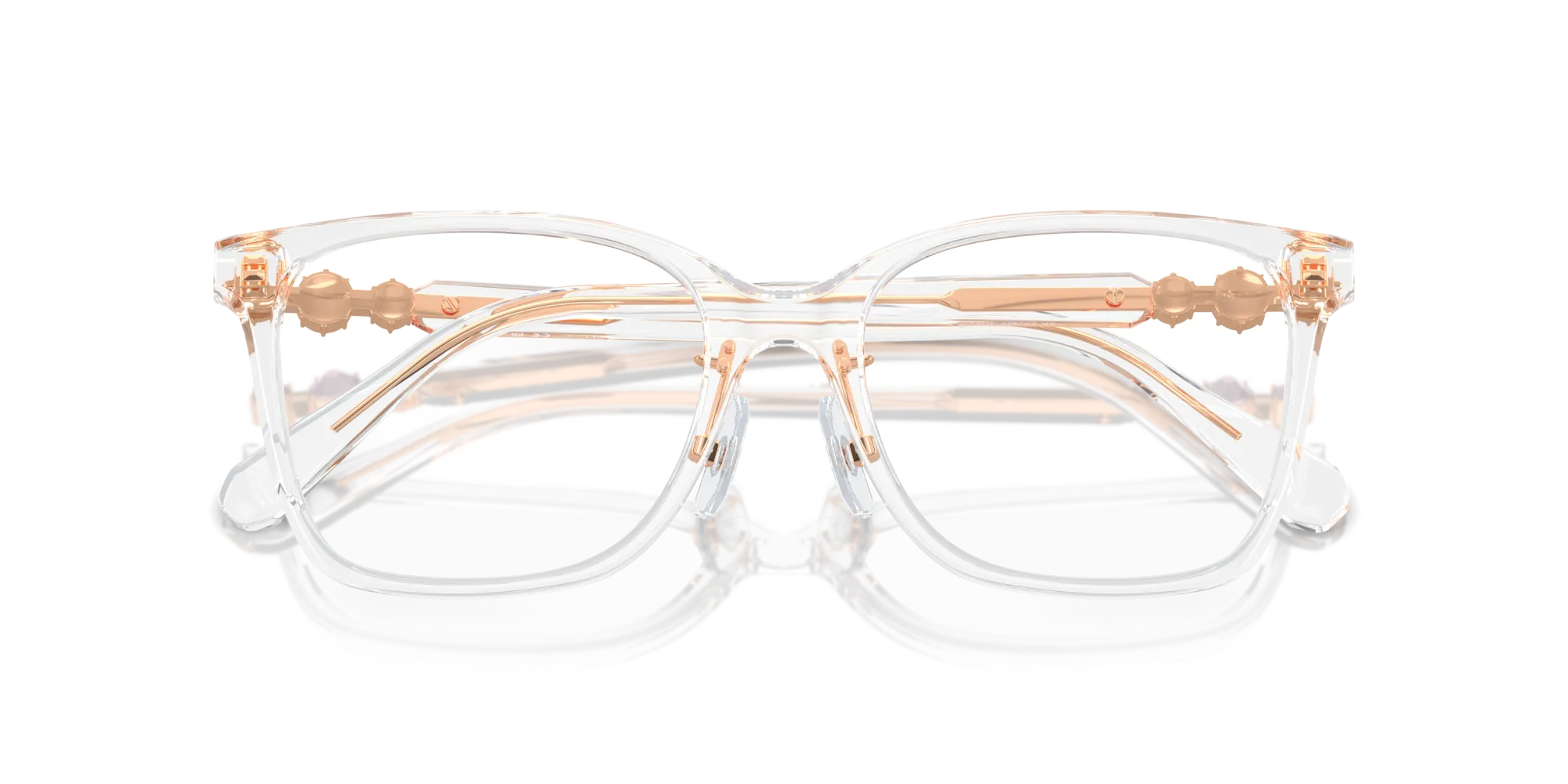 Swarovski SK2026D 1027 Montature da vista Acetato Trasparente Geometrica Normale - immagine 2